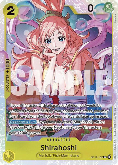 Shirahoshi - OP12-102 - Super Rare