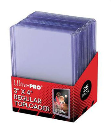 UP - Toploader - 3" x 4" Clear Regular (25 pieces)