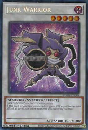 Junk Warrior - BLMM-EN009 - Secret Rare 1st Edition
