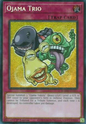 Ojama Trio - BLMM-EN010 - Secret Rare 1st Edition