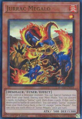 Jurrac Megalo - BLMM-EN016 - Ultra Rare 1st Edition