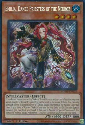 Emilia, Dance Priestess of the Nekroz - BLMM-EN025 - Secret Rare 1st Edition
