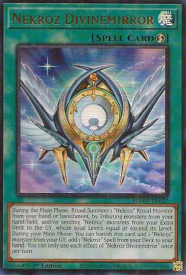 Nekroz Divinemirror - BLMM-EN027 - Ultra Rare 1st Edition