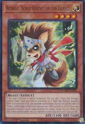 Wonko, Noble Knight of the Forest - BLMM-EN035 - Ultra Rare 1st Edition
