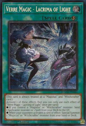 Verre Magic - Lacrima of Light - BLMM-EN046 - Secret Rare 1st Edition