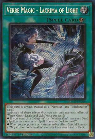 Verre Magic - Lacrima of Light - BLMM-EN046 - Secret Rare 1st Edition