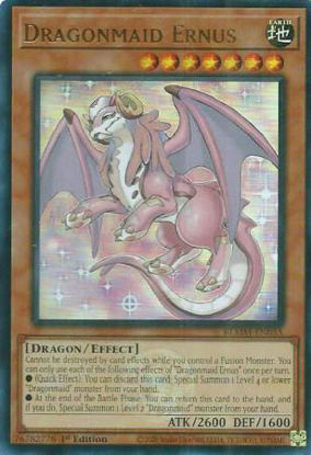 Dragonmaid Ernus - BLMM-EN055 - Ultra Rare 1st Edition