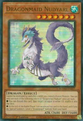 Dragonmaid Nudyarl - BLMM-EN057 - Ultra Rare 1st Edition