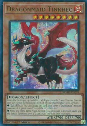 Dragonmaid Tinkhec - BLMM-EN059 - Ultra Rare 1st Edition