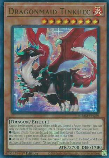 Dragonmaid Tinkhec - BLMM-EN059 - Ultra Rare 1st Edition