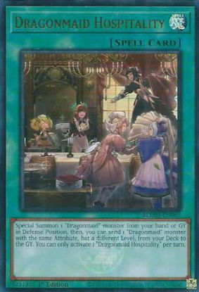 Dragonmaid Hospitality - BLMM-EN065 - Ultra Rare 1st Edition