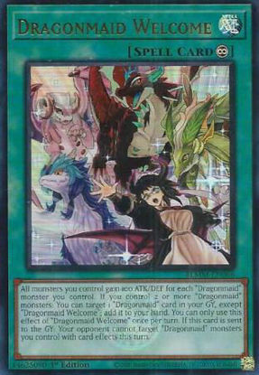 Dragonmaid Welcome - BLMM-EN066 - Ultra Rare 1st Edition