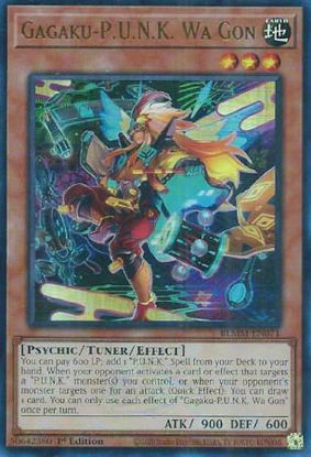 Gagaku-P.U.N.K. Wa Gon - BLMM-EN071 - Ultra Rare 1st Edition