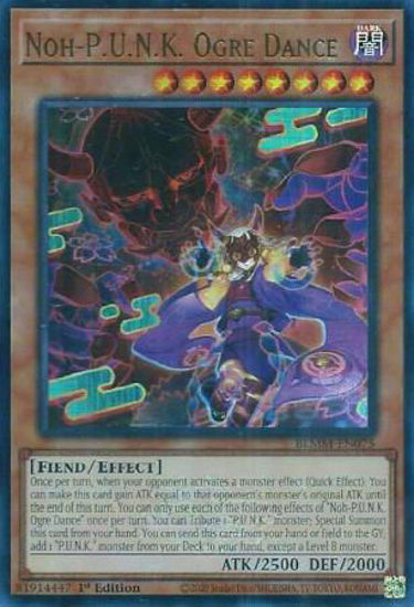 Noh-P.U.N.K. Ogre Dance - BLMM-EN075 - Ultra Rare 1st Edition