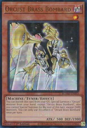 Orcust Brass Bombard - BLMM-EN083 - Ultra Rare 1st Edition