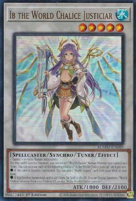 Ib the World Chalice Justiciar - BLMM-EN089 - Ultra Rare 1st Edition