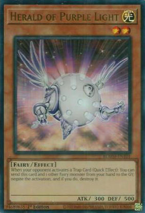 Herald of Purple Light - BLMM-EN101 - Ultra Rare 1st Edition