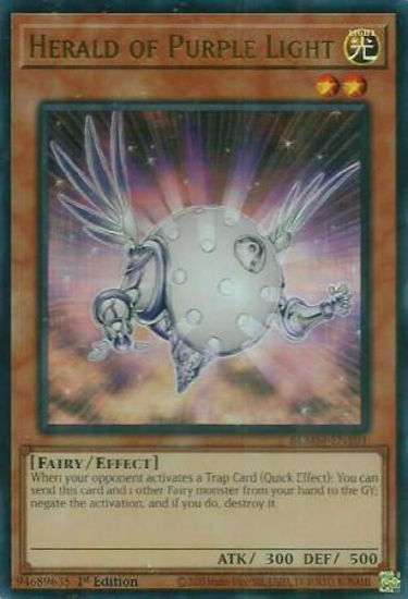 Herald of Purple Light - BLMM-EN101 - Ultra Rare 1st Edition