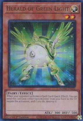 Herald of Green Light - BLMM-EN102 - Ultra Rare 1st Edition