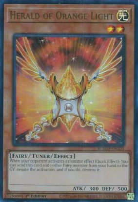 Herald of Orange Light - BLMM-EN103 - Ultra Rare 1st Edition