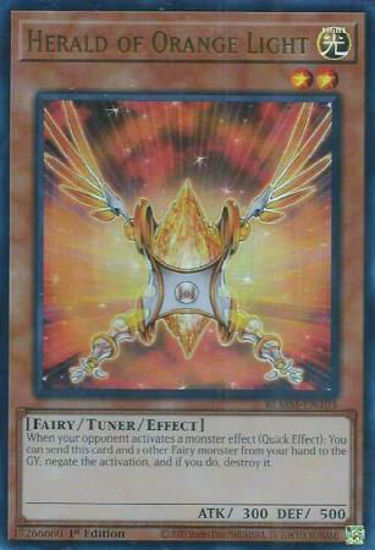 Herald of Orange Light - BLMM-EN103 - Ultra Rare 1st Edition