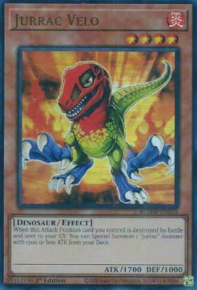 Jurrac Velo - BLMM-EN105 - Ultra Rare 1st Edition