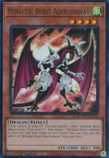 Heraldic Beast Aberconway - BLMM-EN114 - Ultra Rare 1st Edition