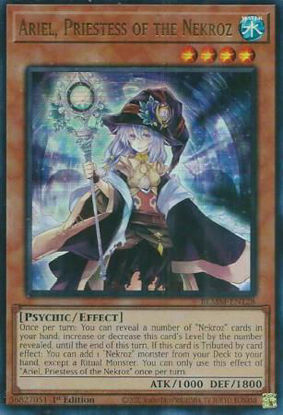 Ariel, Priestess of the Nekroz - BLMM-EN128 - Ultra Rare 1st Edition