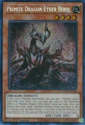 Primite Dragon Ether Beryl - BLMM-EN130 - Secret Rare 1st Edition