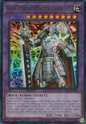 Gem-Knight Master Diamond - BLMM-EN143 - Ultra Rare 1st Edition