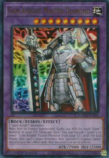 Gem-Knight Master Diamond - BLMM-EN143 - Ultra Rare 1st Edition