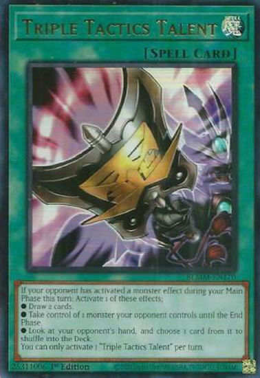 Triple Tactics Talent - BLMM-EN170 - Ultra Rare 1st Edition