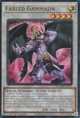 Fabled Gammajin - BLMM-EN013 - Ultra Rare 1st Edition
