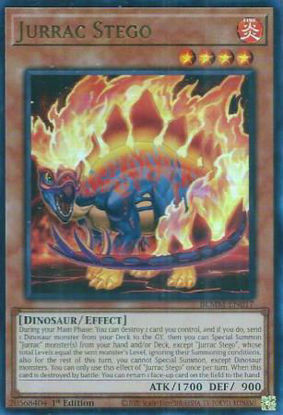Jurrac Stego - BLMM-EN017 - Ultra Rare 1st Edition