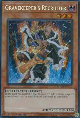 Gravekeepers Recruiter - BLMM-EN110 - Secret Rare 1st Edition