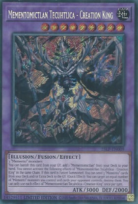Mementomictlan Tecuhtlica - Creation King - 25LP-EN009-SCR - (V.1 - Secret Rare) 1st Edition