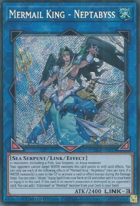 Mermail King - Neptabyss - 25LP-EN013-SCR - (V.1 - Secret Rare) 1st Edition