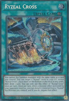 Ryzeal Cross - 25LP-EN015-SCR - (V.1 - Secret Rare) 1st Edition