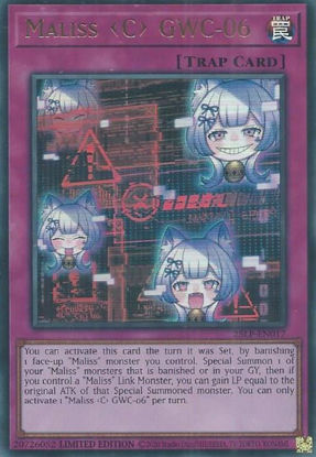 Maliss C GWC-06 - 25LP-EN017-UR - (V.1 - Ultra Rare) 1st Edition