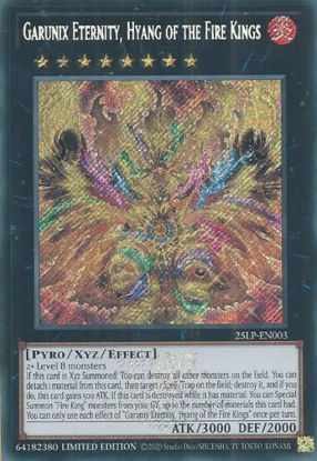 Garunix Eternity, Hyang of the Fire Kings - 25LP-EN003-SCR - (V.2 - Secret Rare) 1st Edition