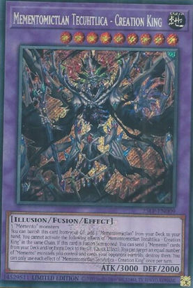 Mementomictlan Tecuhtlica - Creation King - 25LP-EN009-SCR - (V.2 - Secret Rare) 1st Edition