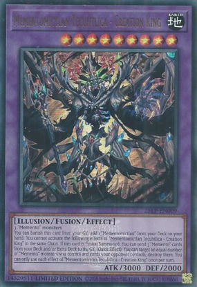 Mementomictlan Tecuhtlica - Creation King - 25LP-EN009-UR - (V.2 - Ultra Rare) 1st Edition