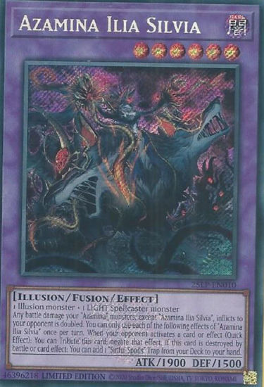 Azamina Ilia Silvia - 25LP-EN010-SCR - (V.2 - Secret Rare) 1st Edition