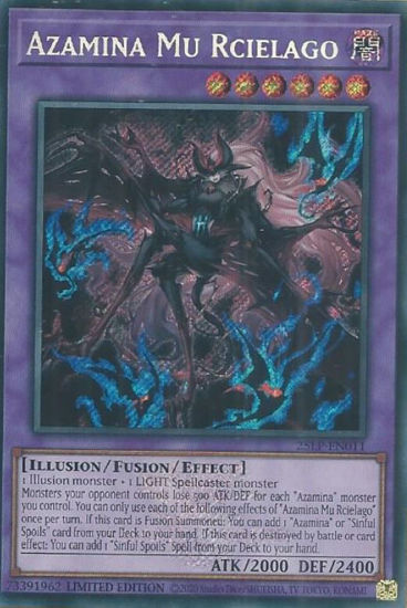 Azamina Mu Rcielago - 25LP-EN011-SCR - (V.2 - Secret Rare) 1st Edition