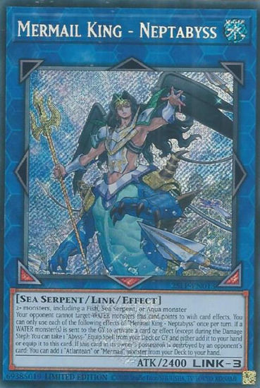 Mermail King - Neptabyss - 25LP-EN013-SCR - (V.2 - Secret Rare) 1st Edition