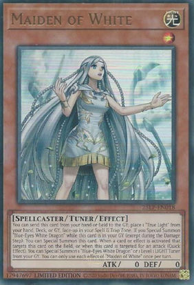 Maiden of White - 25LP-EN018-UR - (V.2 - Ultra Rare) 1st Edition