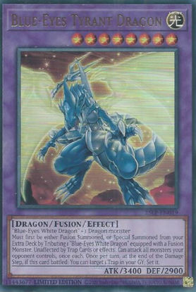 Blue-Eyes Tyrant Dragon - 25LP-EN019-UR - (V.2 - Ultra Rare) 1st Edition