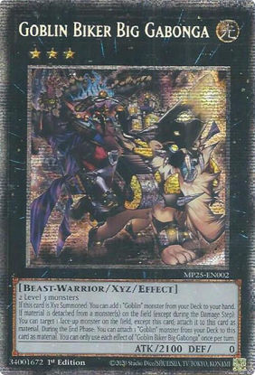 Goblin Biker Big Gabonga - MP25-EN002 - Starlight Rare 1st Edition