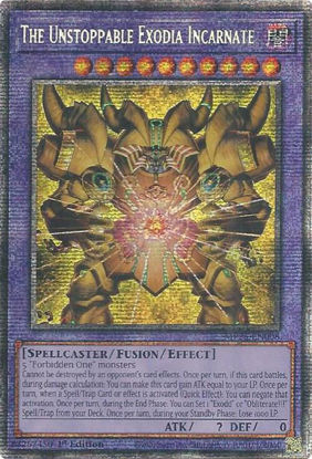 The Unstoppable Exodia Incarnate - MP25-EN008 - Starlight Rare 1st Edition