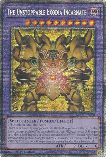 The Unstoppable Exodia Incarnate - MP25-EN008 - Starlight Rare 1st Edition